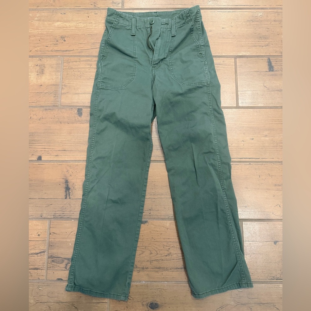 Levi's Olive Green Cargo Pants for Women